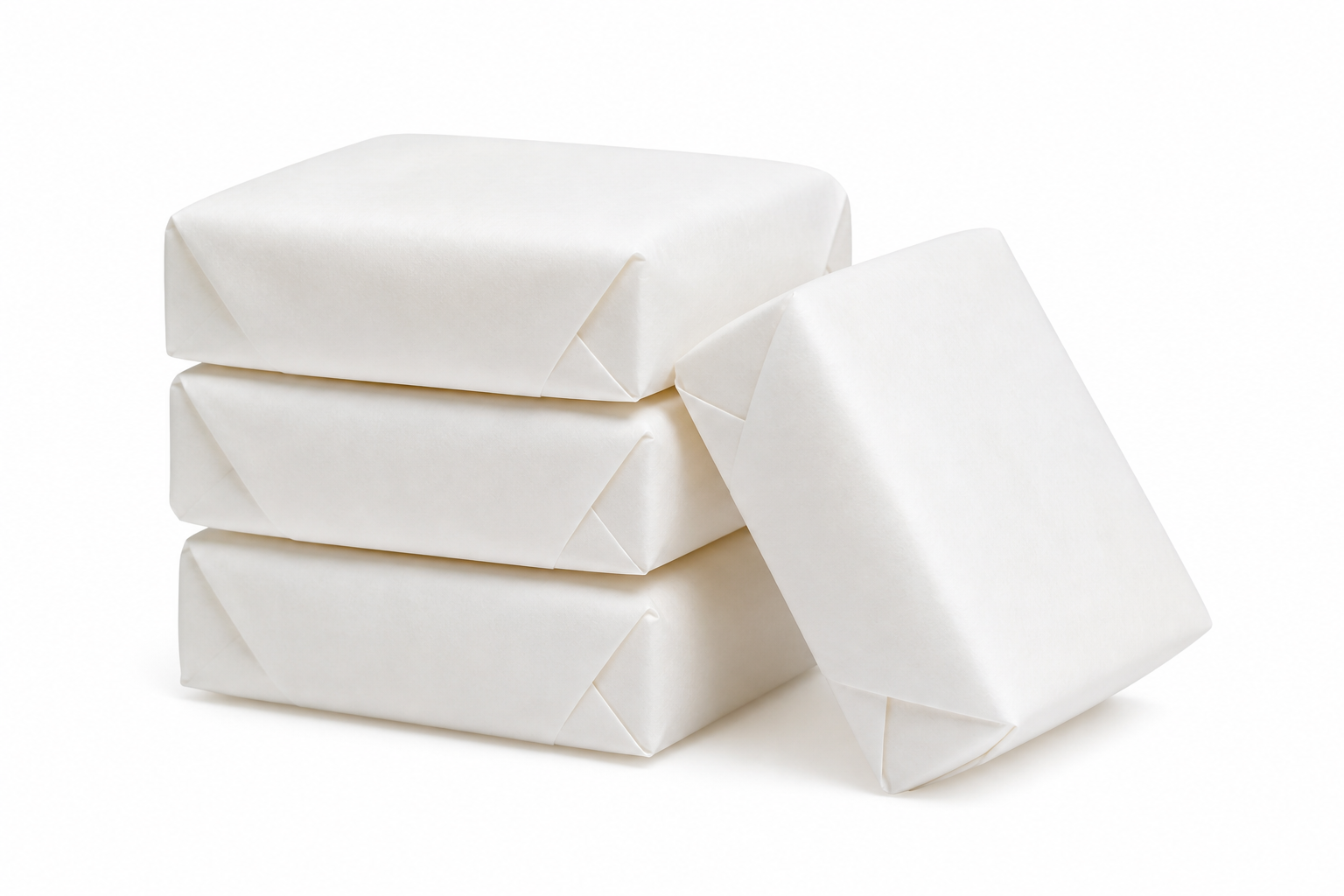 Mini body soap bars for guest bathrooms